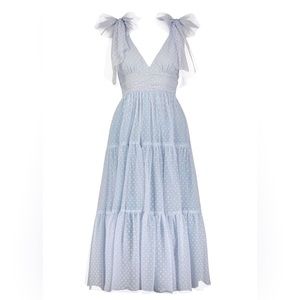 JessaKae Jeanne dress in Dusty Blue